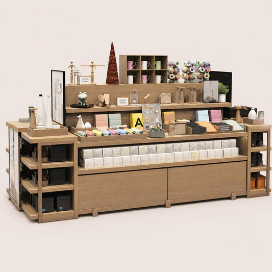 Curved Corner Merchandising Unit