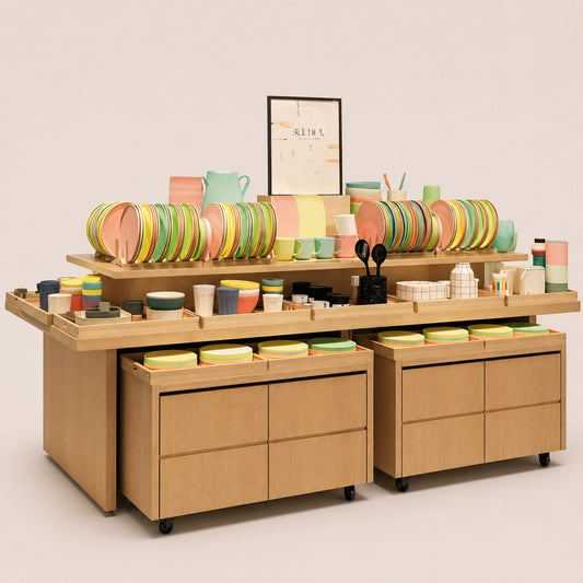 Curvilinear Endcap Display Unit