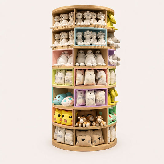 Cylindrical Carousel Rack