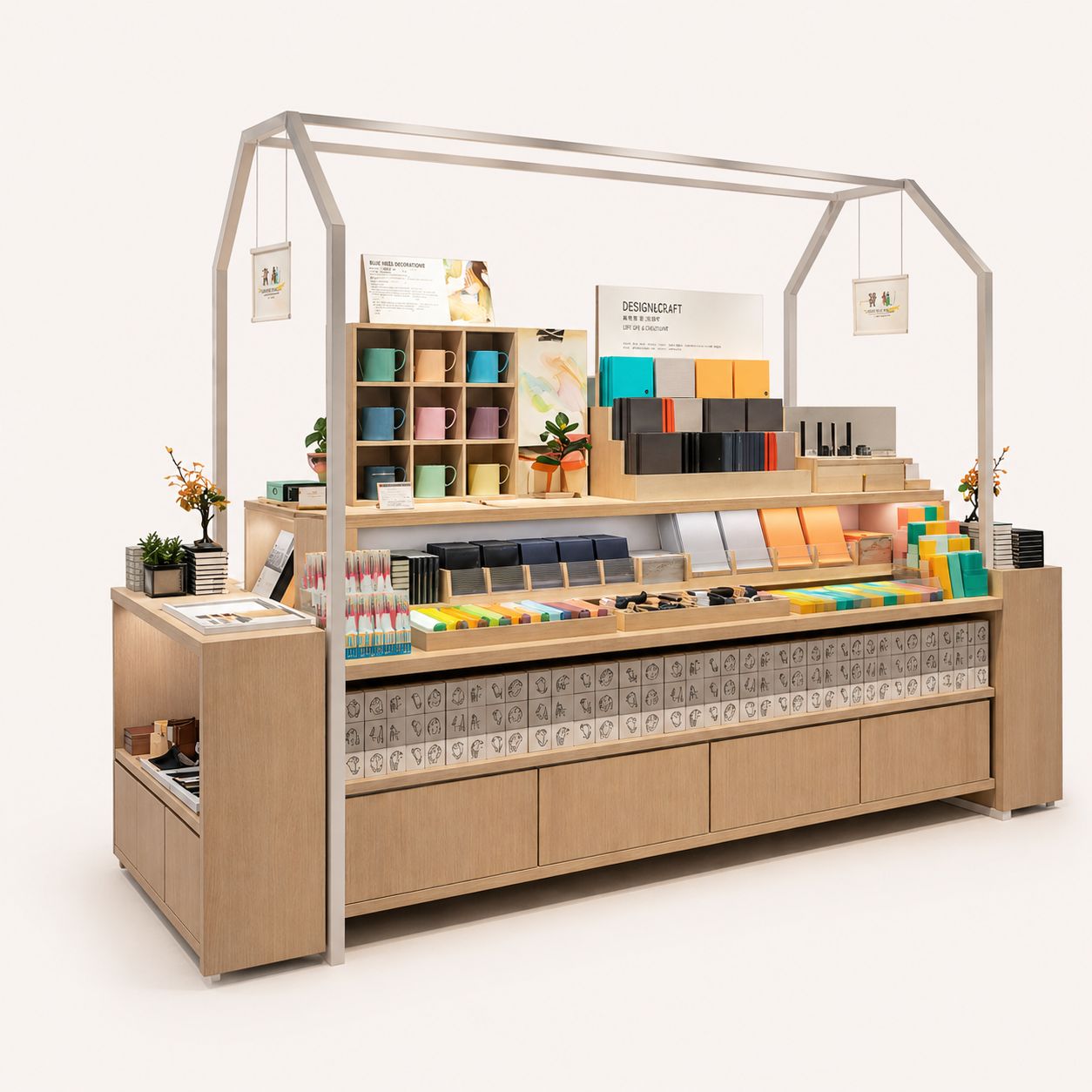 House-Frame Display Pavilion