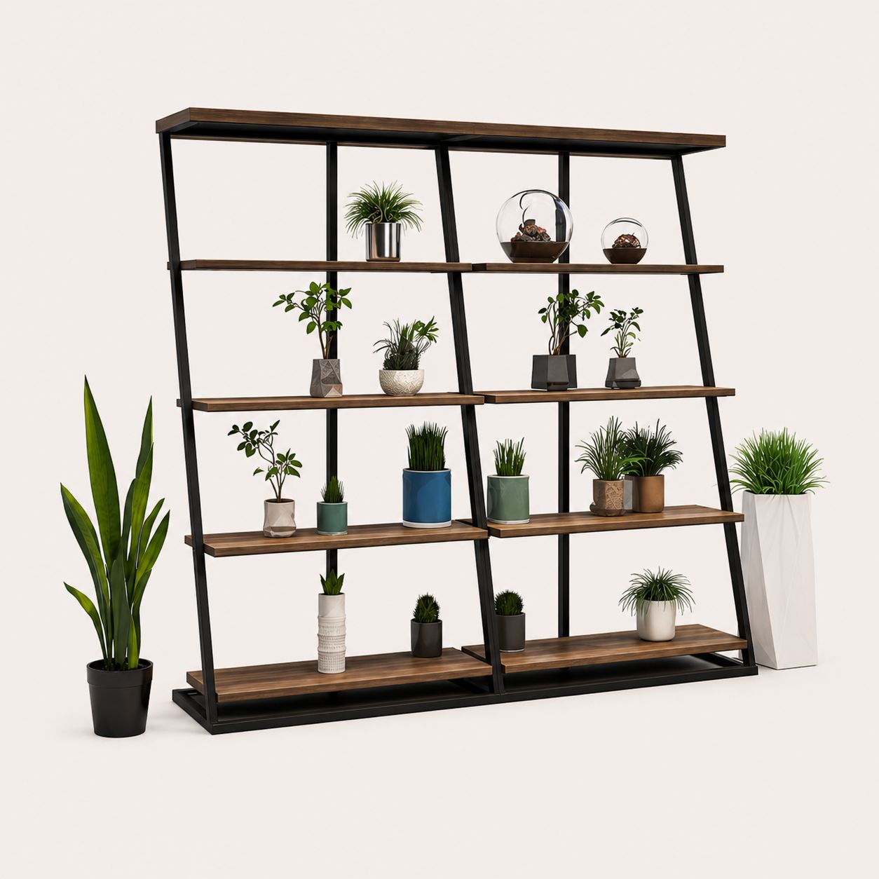 Leaning A-Frame Display Rack