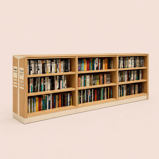 Low-Height Double-Sided Open Reading Room Shelving