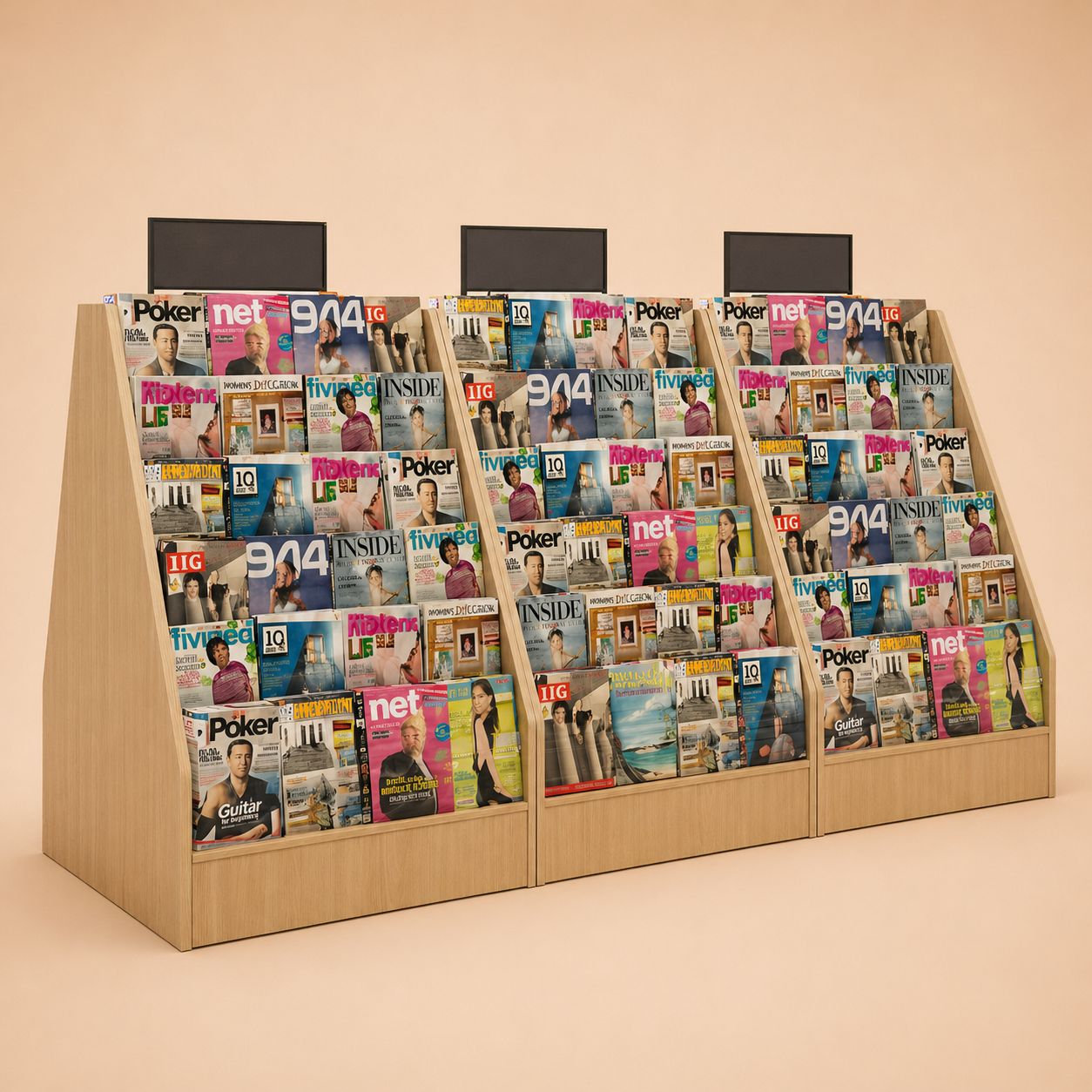 Low Profile Magazine Rack