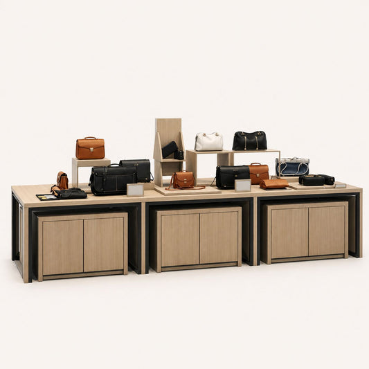 Modular Pedestal Display Table