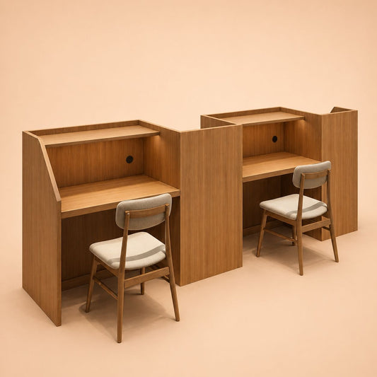 Privacy Study Carrel with Partition