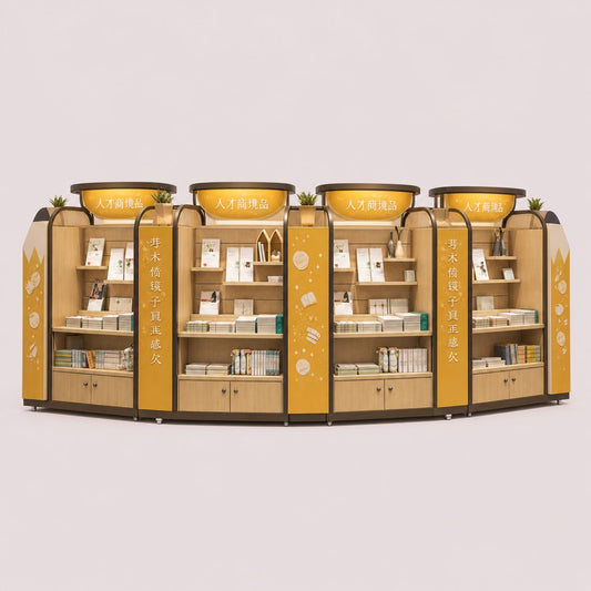 Rounded Safety Display Bookshelf
