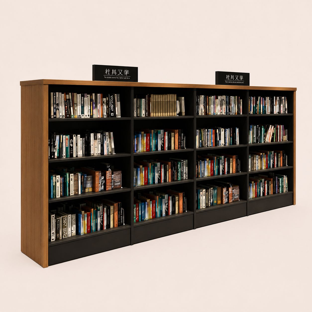 Slanted Periodical & Magazine Display Rack, Low Profile