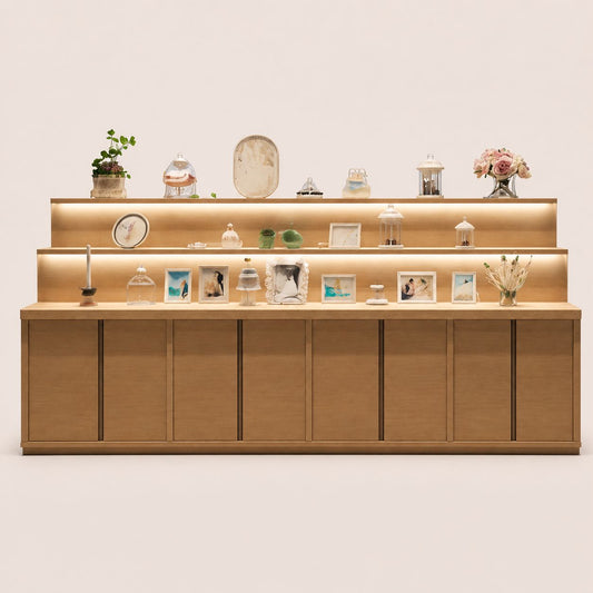 Storage-Integrated Retail Gondola