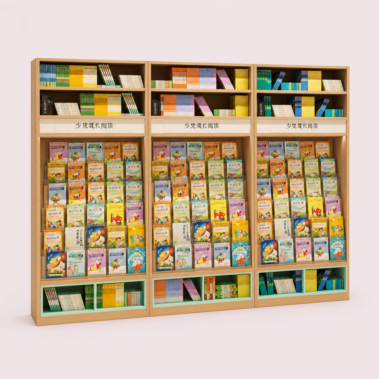 Tiered Children's Picture Book Display