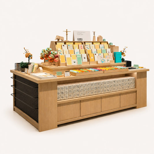 Tiered Stationery Display Island