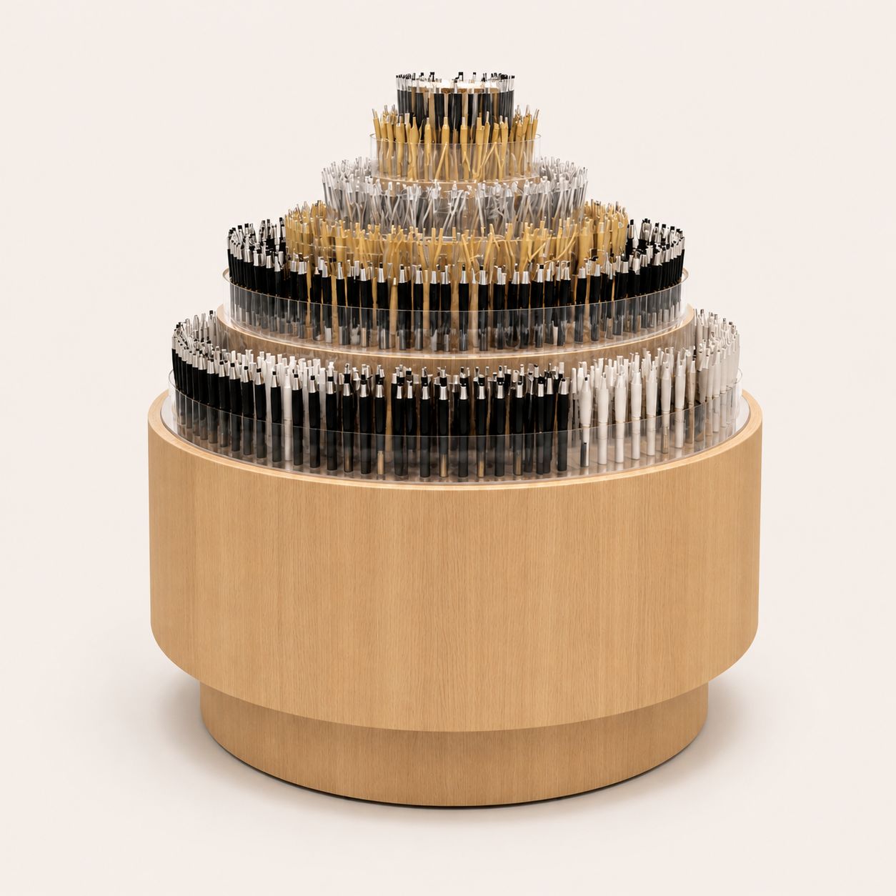 Circular Rotating Pen Display Island