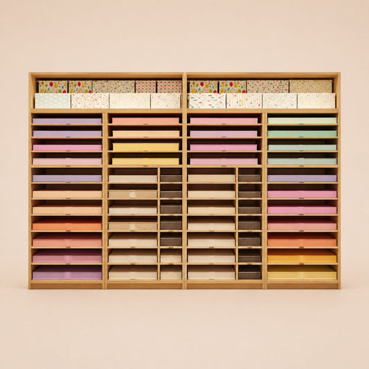 Colorful Gift Box Organized Wall Cabinet