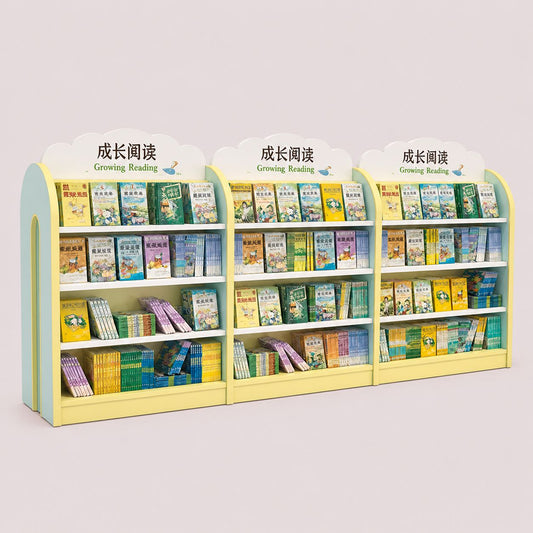Colorful Kindergarten Picture Book Rack