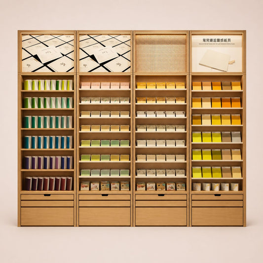 Colorful Notebook Organizer Wall Cabinet