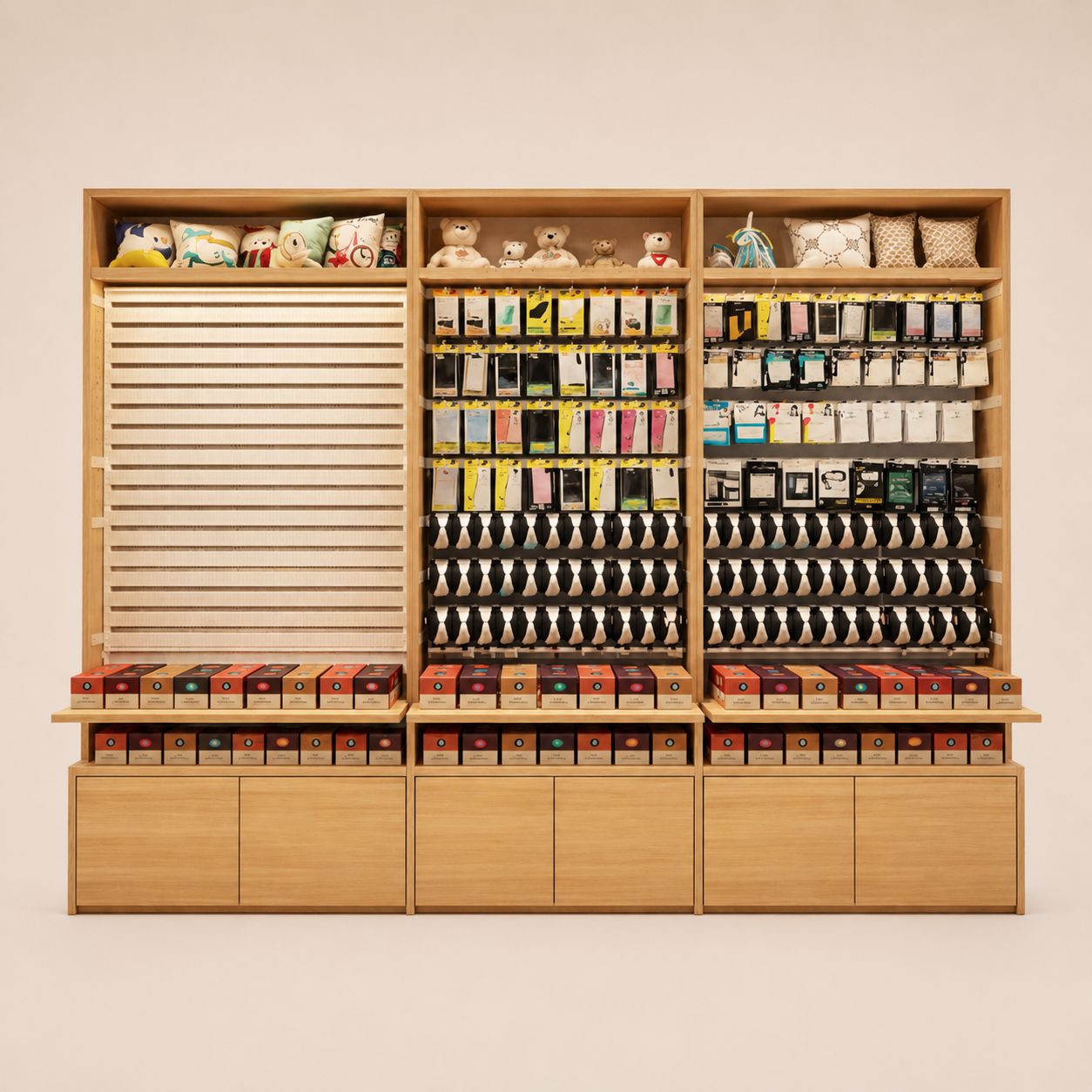 Digital Peripherals Retail Wall Cabinet