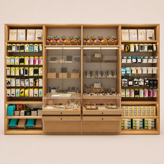 Glass Showcase Premium Wall Cabinet