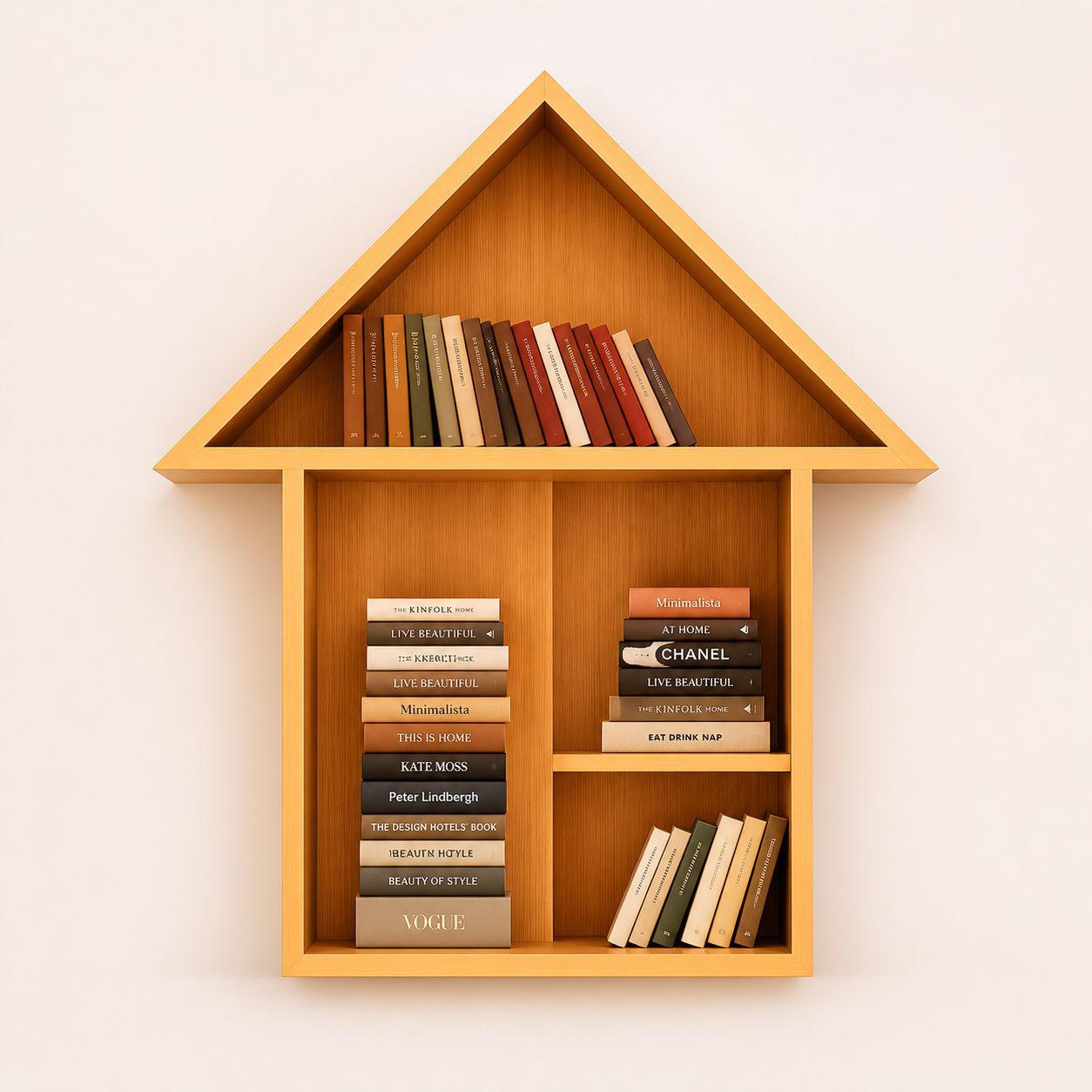 House Shaped Creative Wall Shelf