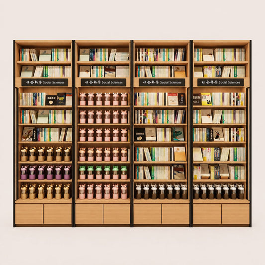 Integrated Storage Book Accessory Wall Cabinet