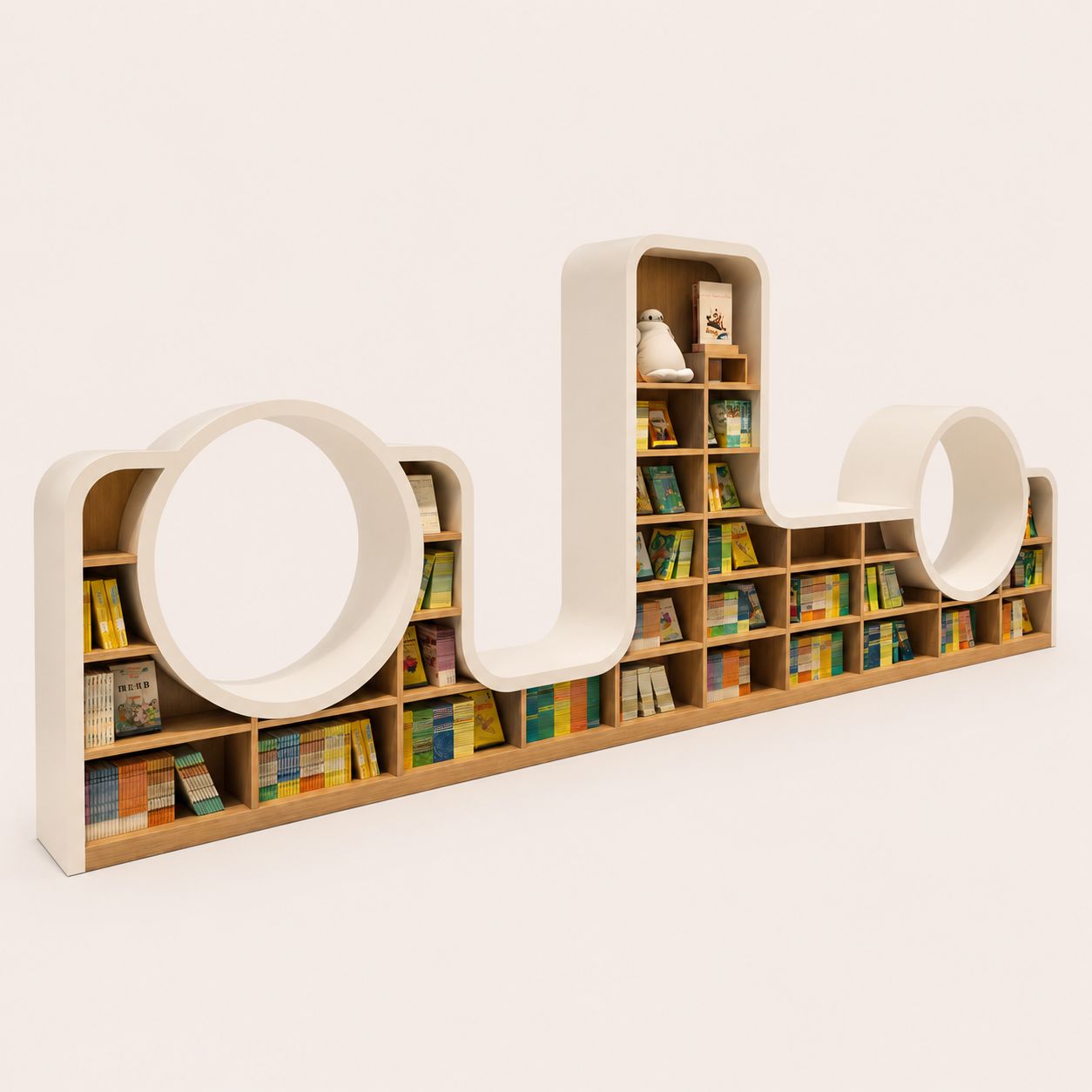 Modern Creative Geometric Kids Bookshelf