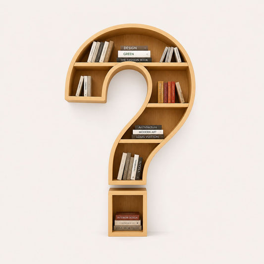 Question Mark Shaped Creative Bookcase