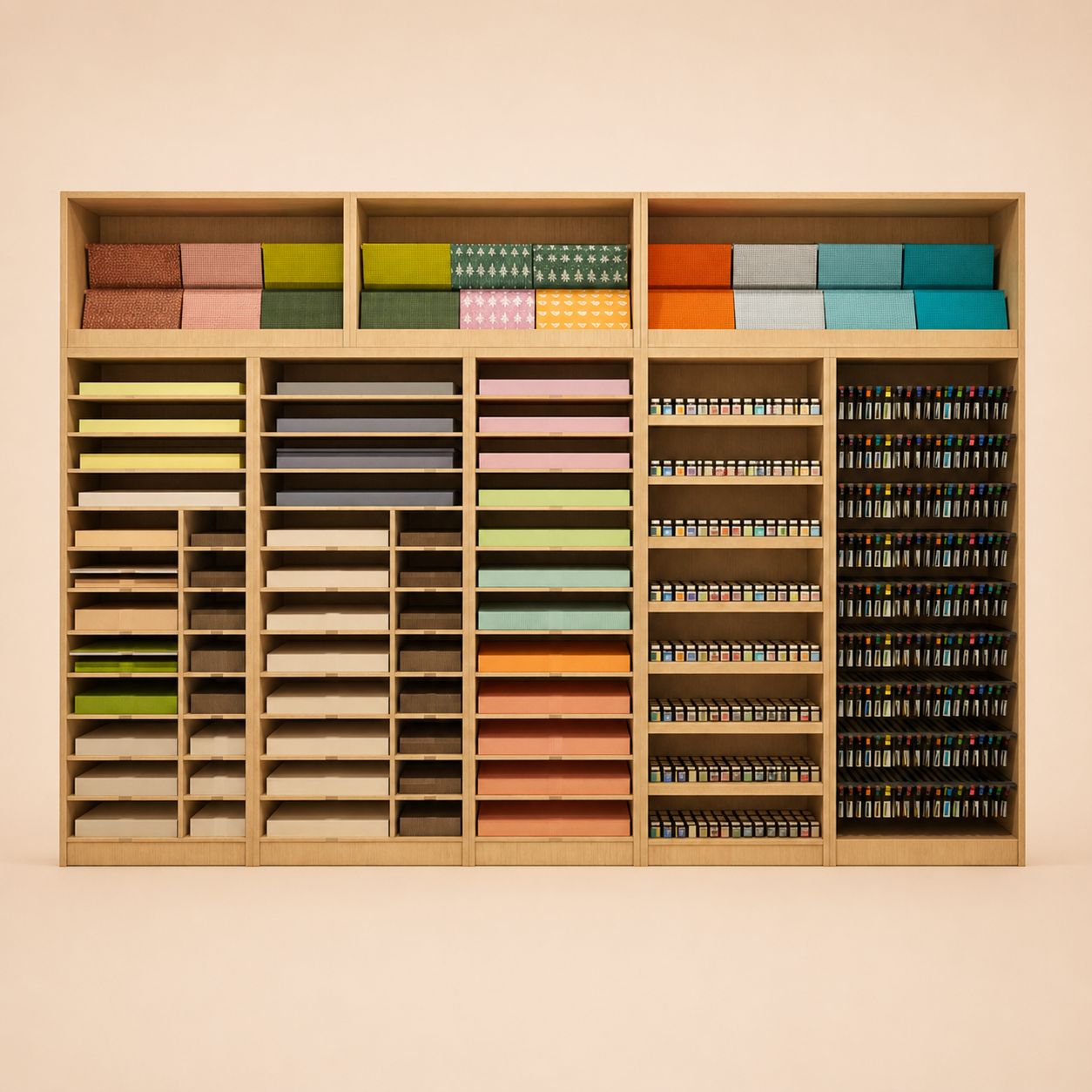 Stationery Office Supply Storage Wall Cabinet