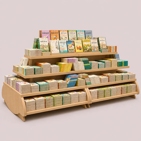 Tiered Kids Book Display Island