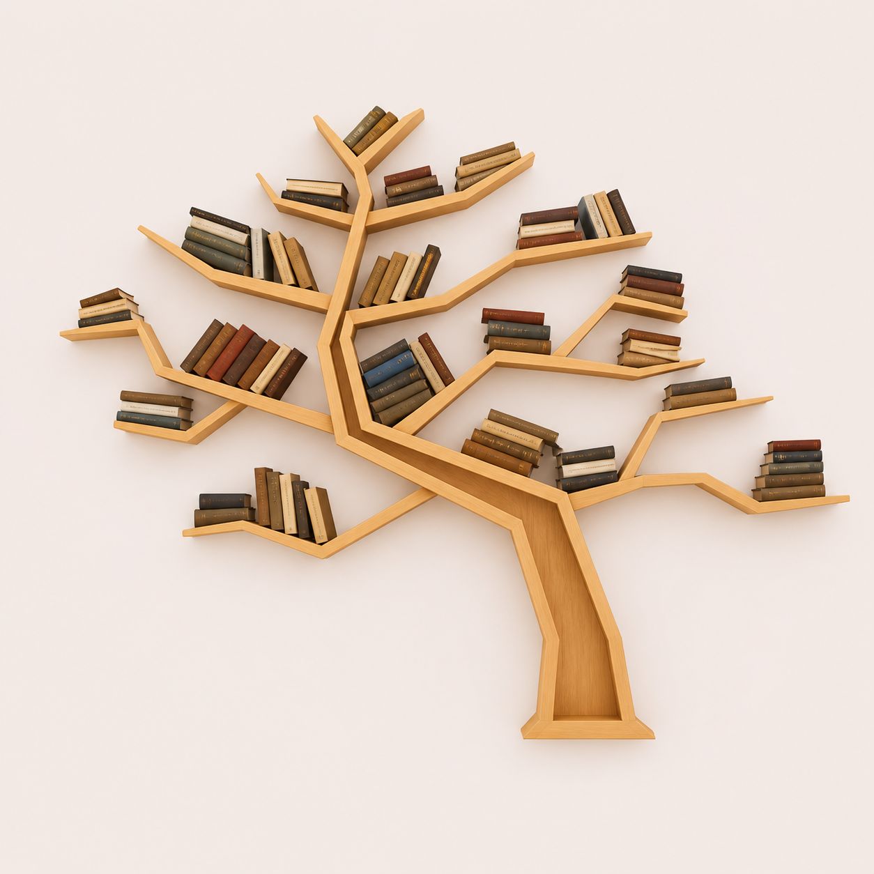 Tree Shaped Creative Branch Bookshelf